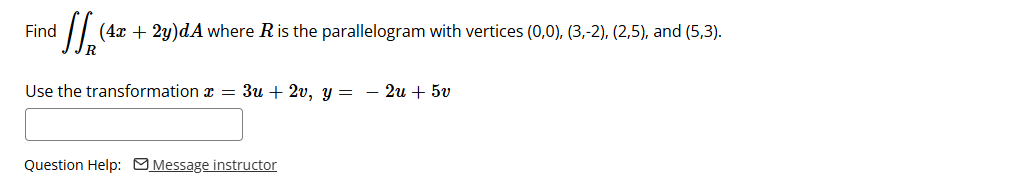 Find R ( 4 x + 2 y ) d A where R i s the