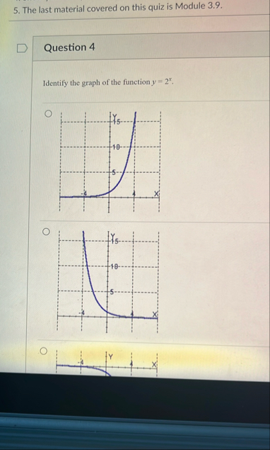 The last material covered on this quiz is Module