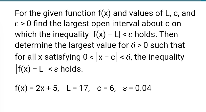 For the given function f ( x ) and values of L ,