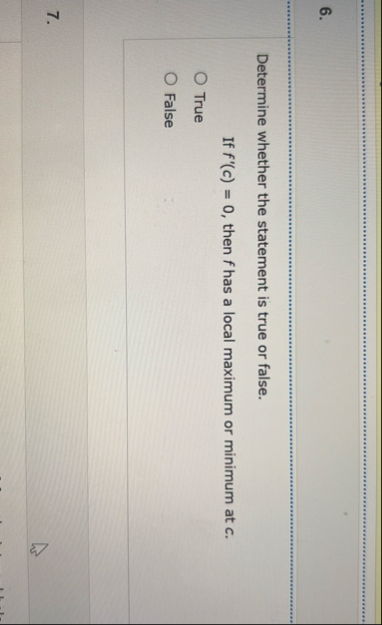 Determine whether the statement is true or false.