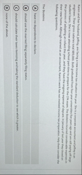 Karen and her husband, Jeffrey, are facing a new