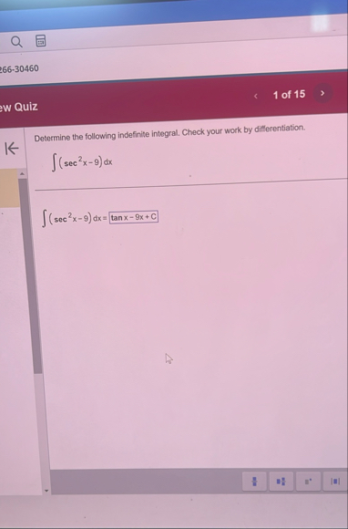 6 6 - 3 0 4 6 0 1 of 1 5 aw Quiz Determine the