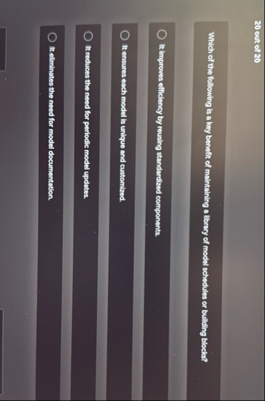 2 0 out of 2 0 Which of the following is a key