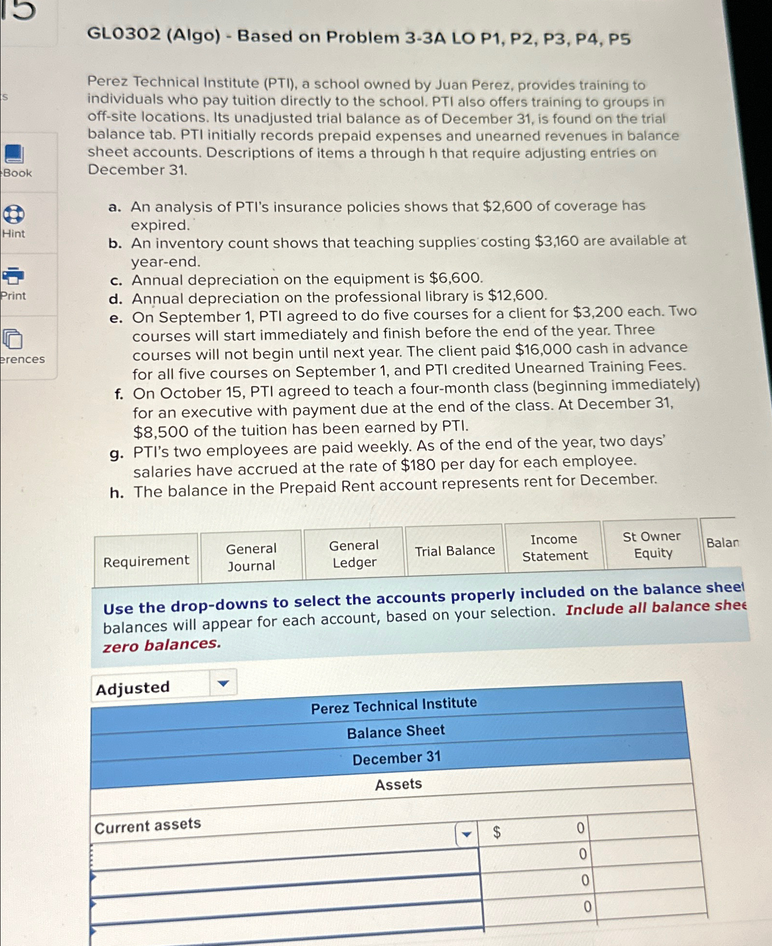 G L 0 3 0 2 ( A l g o ) - Based o n Problem 3 - 3