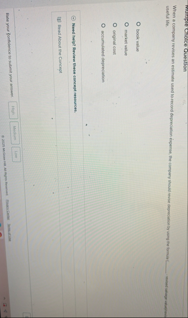 iviutupie Choice Question When a company revises