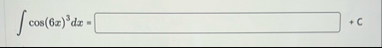 c o s ( 6 x ) 3 d x =