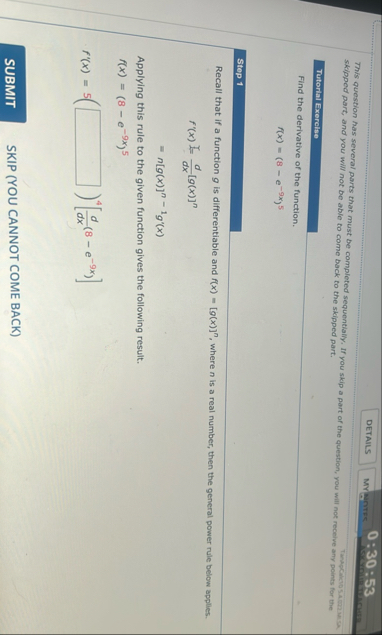 MY ENTE 0 : 3 0 : 5 3 This question has several