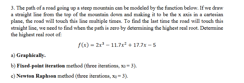 The path of a road going up a steep mountain can