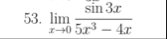 lim x 0 s i n 3 x 5 x 3 - 4 x
