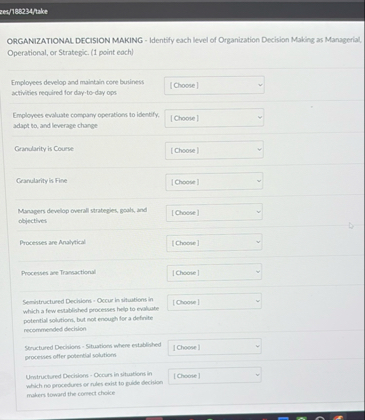 aev / 1 8 8 2 4 / ake ORGANIZATIONAL DECISION