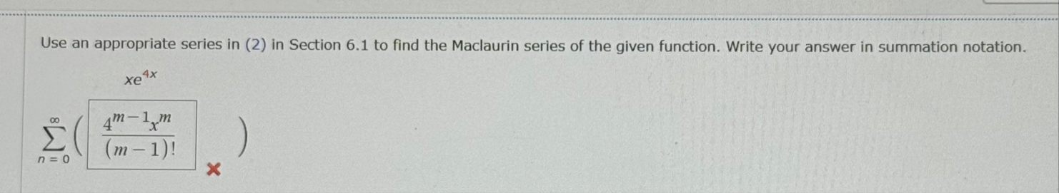 Use an appropriate series in ( 2 ) in Section 6 .