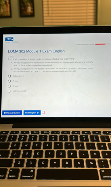 LOMA Ropienticales Assestment progress LOMA 3 0 2