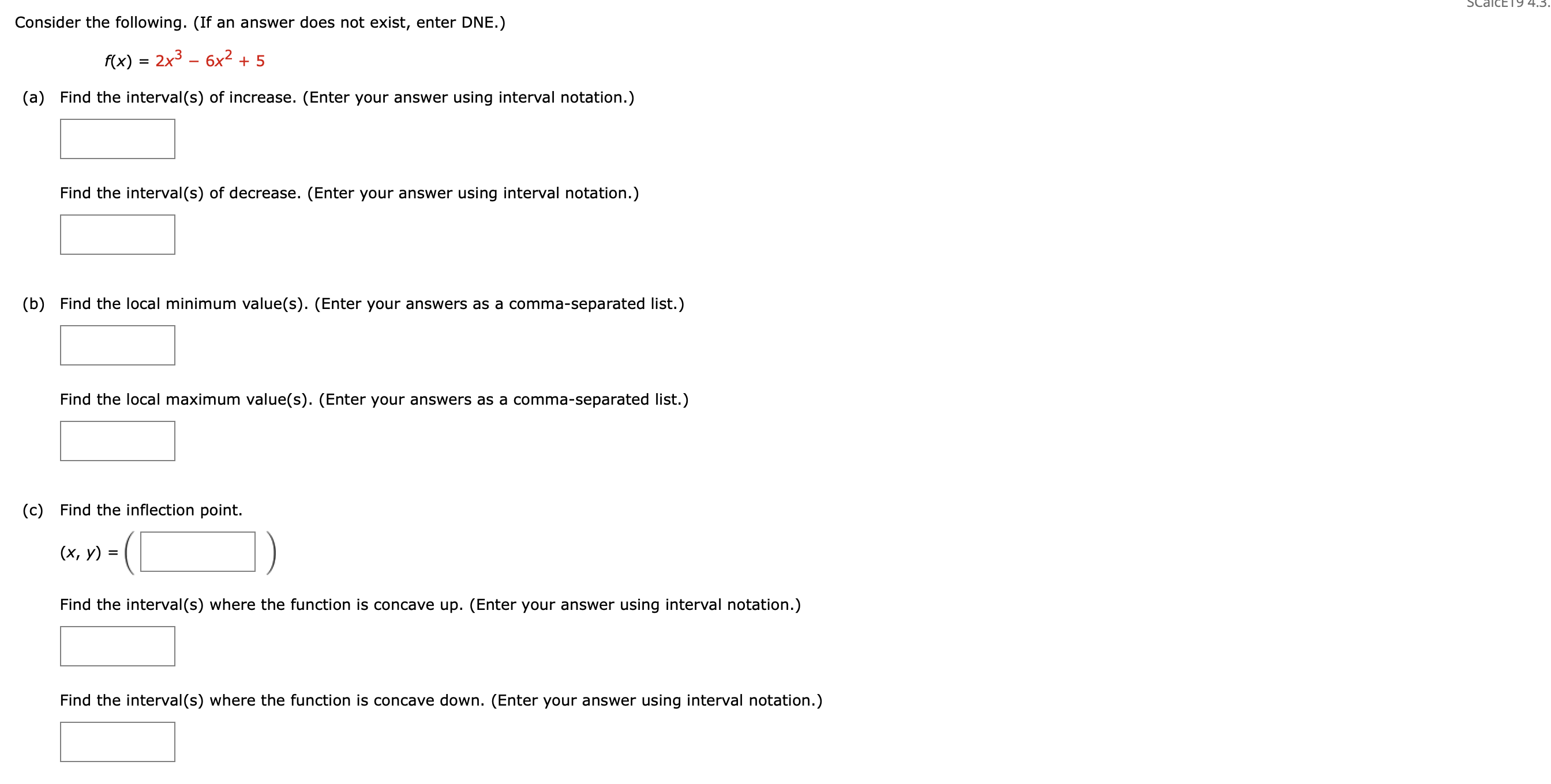 Consider the following. ( I f a n answer does not