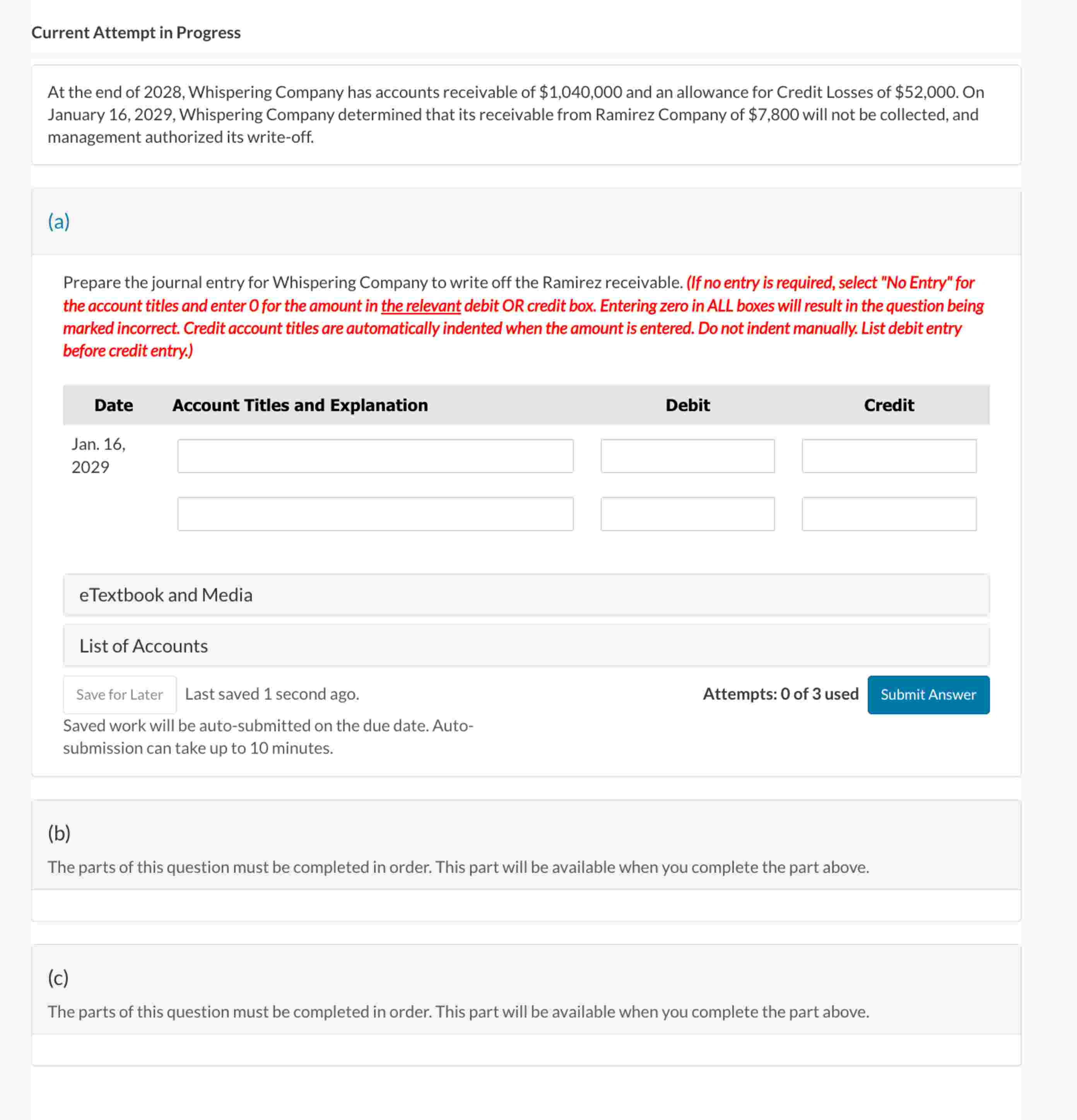 Current Attempt in Progress At the end of 2 0 2 8