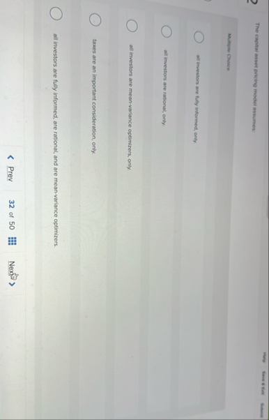 state suster The capital asset pricing model