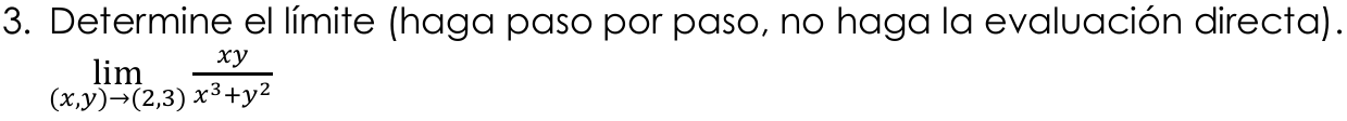 Determine e l l m i t e ( h a g a paso por paso,