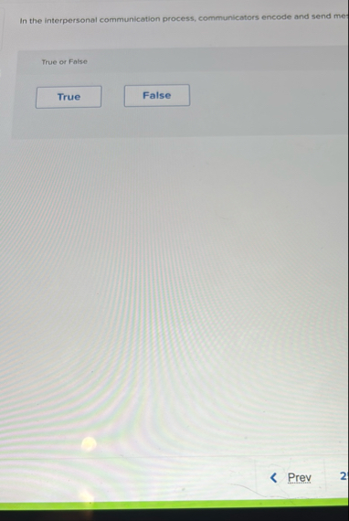 In the interpersonal communication process,