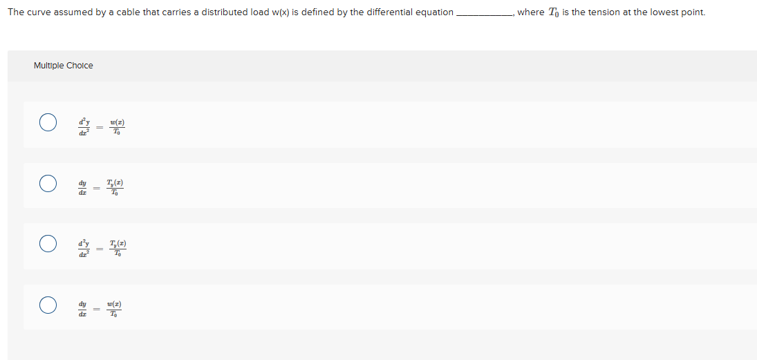 The curve assumed b y a cable that carries a