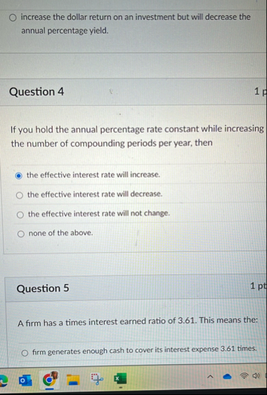 increase the dollar return on an investment but