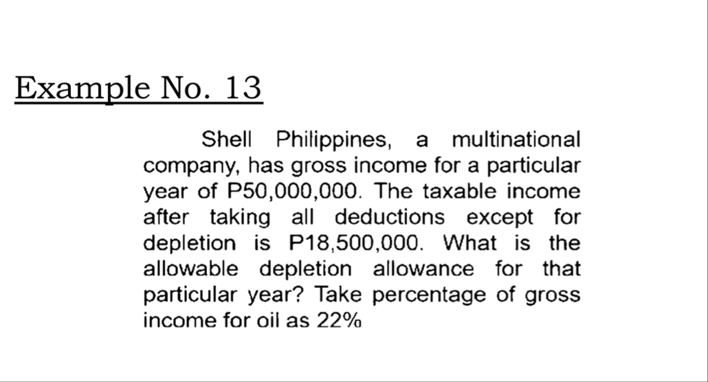 Example No . 1 3 Shell Philippines, a
