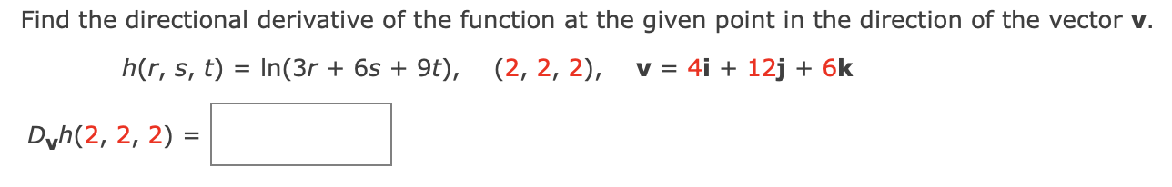 Find the directional derivative o f the function