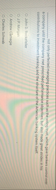 not only perfected managing practices such as the