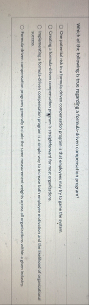 Which of the following is true regarding a