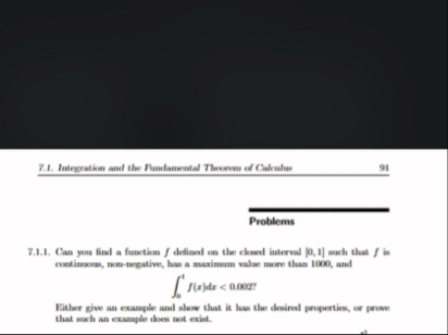 7 . 1 . Integration and the Flunfarmental