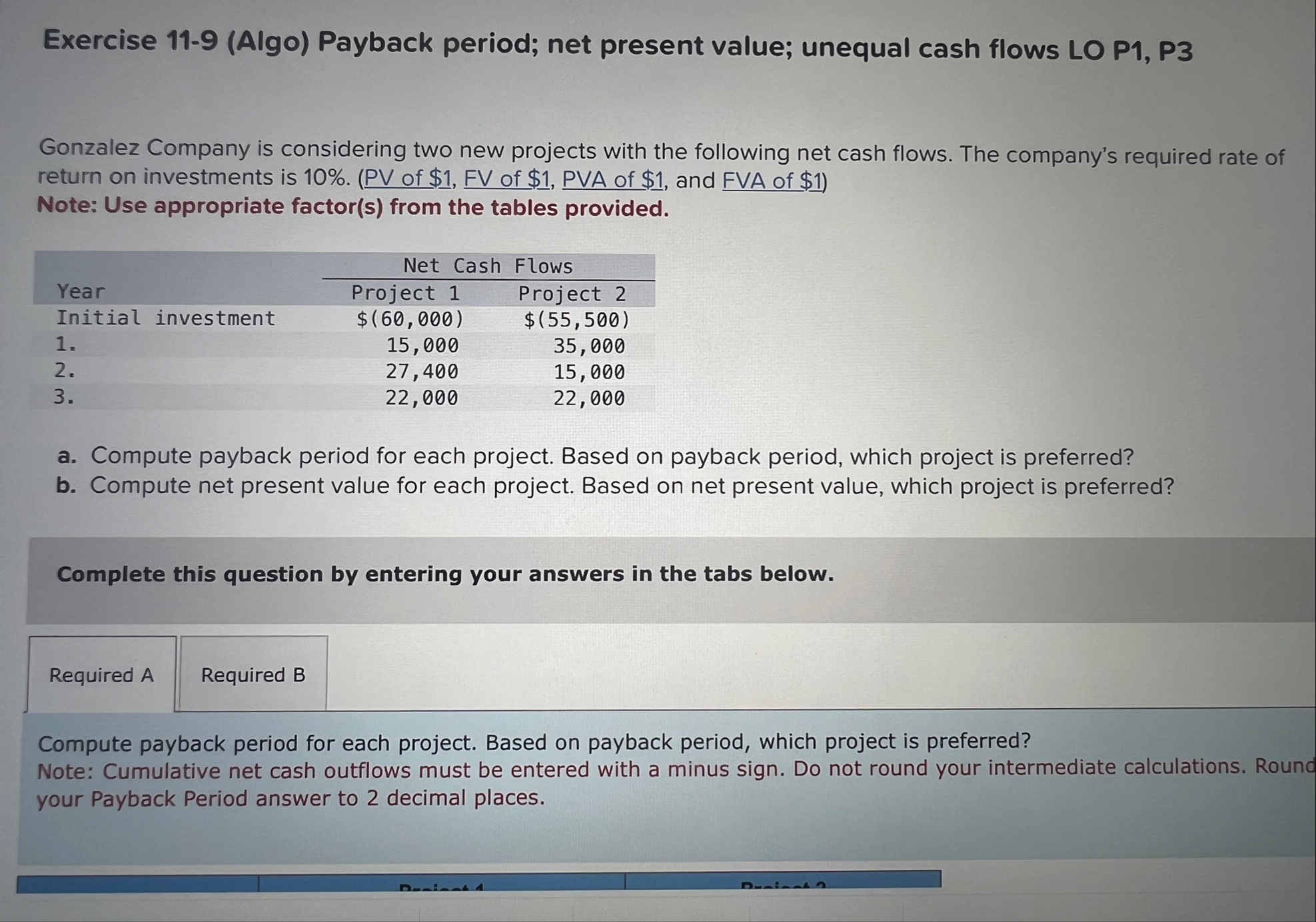 Find the values for the missing table Accounting