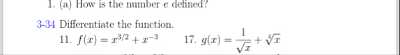 ( a ) How is the number e defined? 3 - 3 4