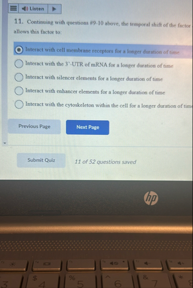 Listen 1 1 . Continuing with questions # 9 - 1 0