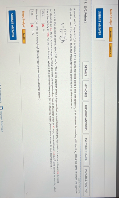 Need Help? 1 9 . [ 0 / 2 Points ] SCalct 1 9 1 4