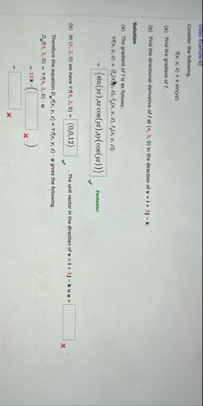 Video Exampled Consider the following. f ( x , y