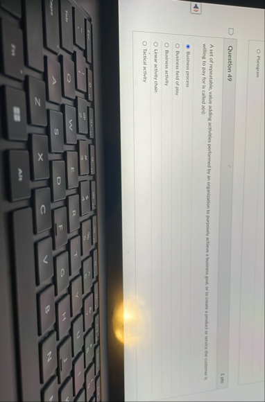 Planogram Question 4 9 1 ots A set of repeatable,