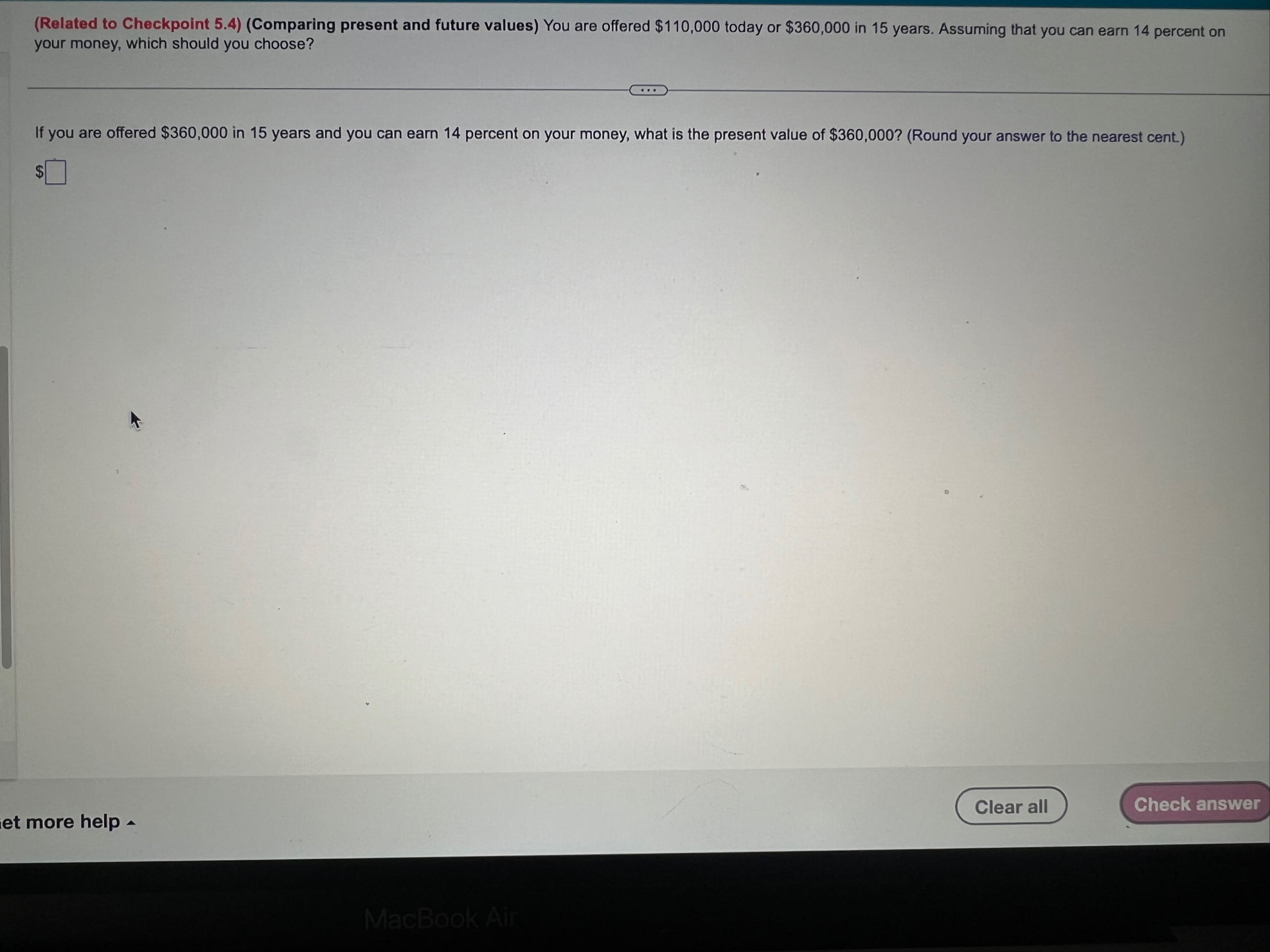 ( Related to Checkpoint 5 . 4 ) ( Comparing