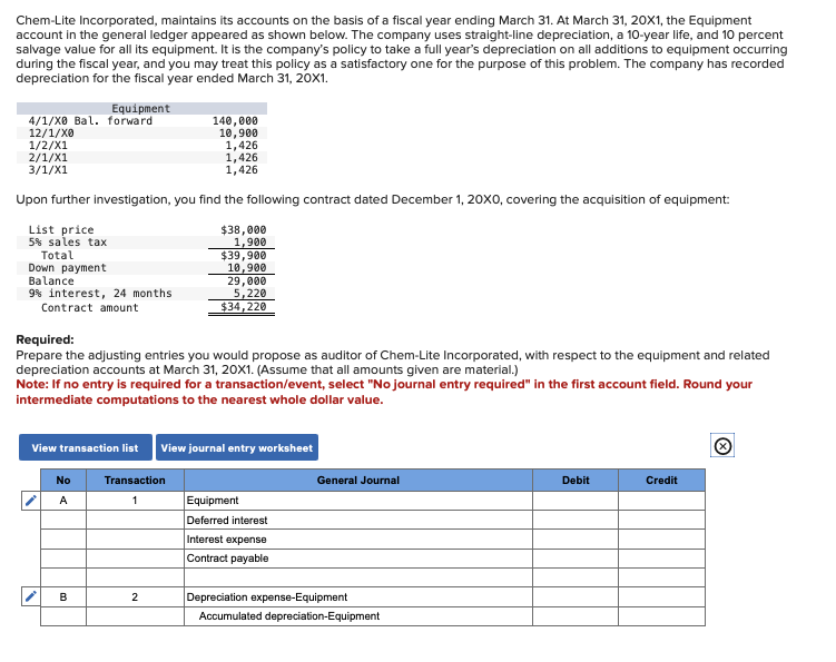 Can you help me with Journal entry A & B please?