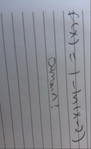 f ( x ) = 1 - l n ( x - 2 ) Domain!