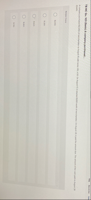 Help Sere 4 fal TB MC Qu . 1 0 3 ( Static ) A