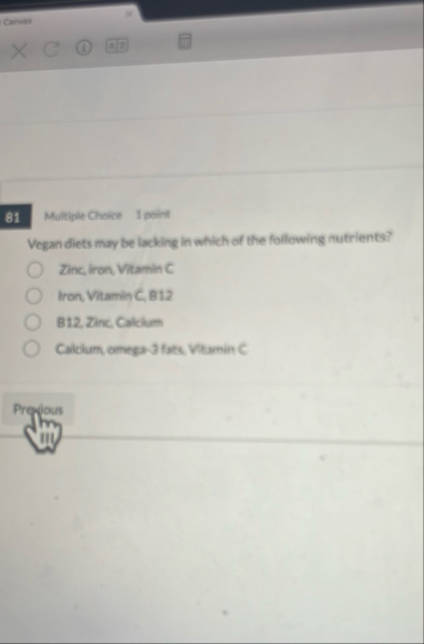 Multiple Choice 1 point Meper - dea me - belocive