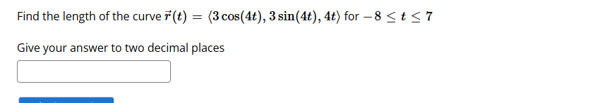 Find the length o f the curve vec ( r ) ( t ) = (