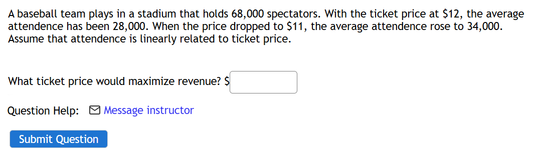 A baseball team plays i n a stadium that holds 6