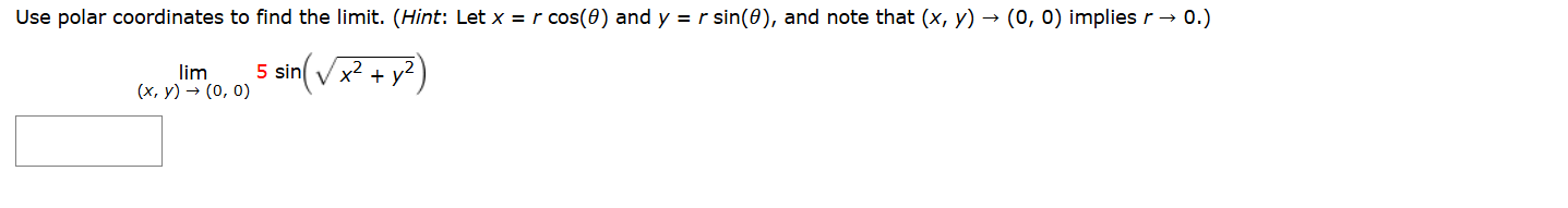 x = r c o s ( ) and y = r s i n ( ) , and note