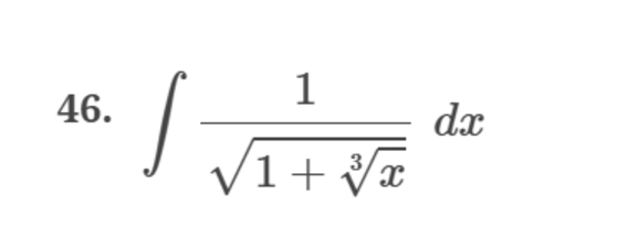 1 1 + x 3 2 d x i f they answers are not the same