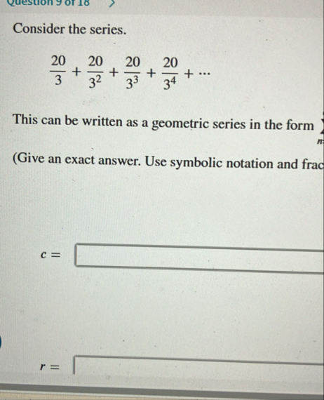 Consider the series. 2 0 3 2 0 3 2 2 0 3 3 2 0 3