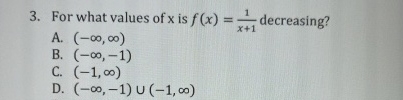 For what values of x is f ( x ) = 1 x + 1