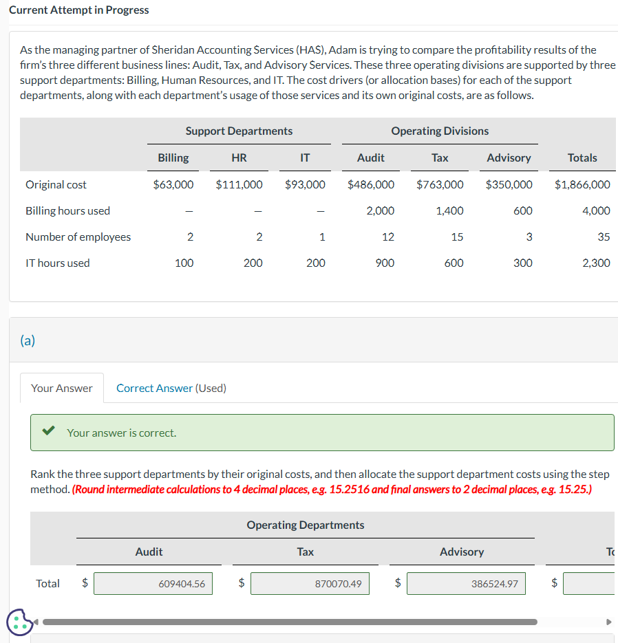 Current Attempt i n Progress A s the managing
