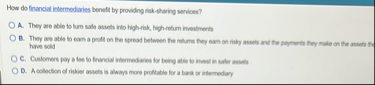How do financial intermediaries benelit by
