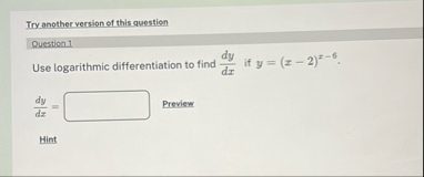 Try another version of this question Question 1