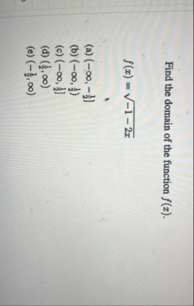Find the domain of the function f ( x ) . f ( x )