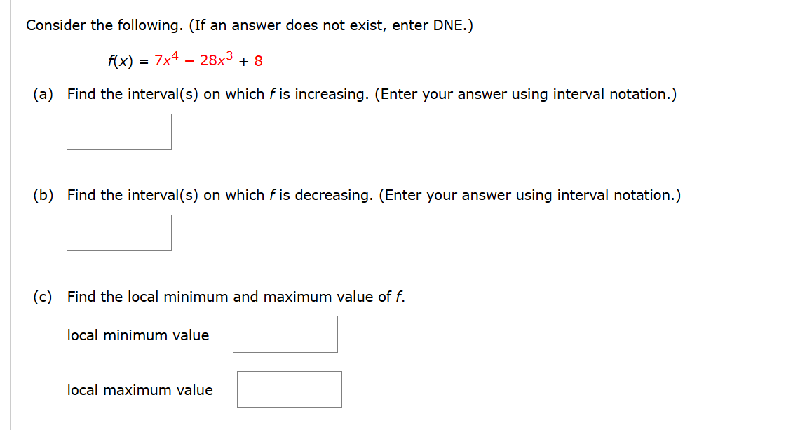 Consider the following. ( I f a n answer does not